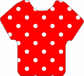 Easy Pattern Polka Dot Red Pattern 12"
